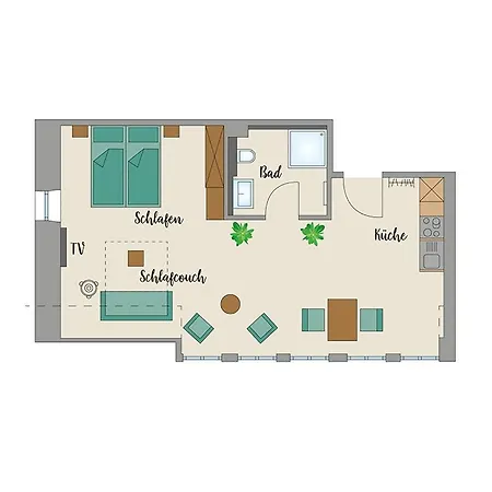 Apartamento Gaestehaus Moenchswald Wohlenberg
